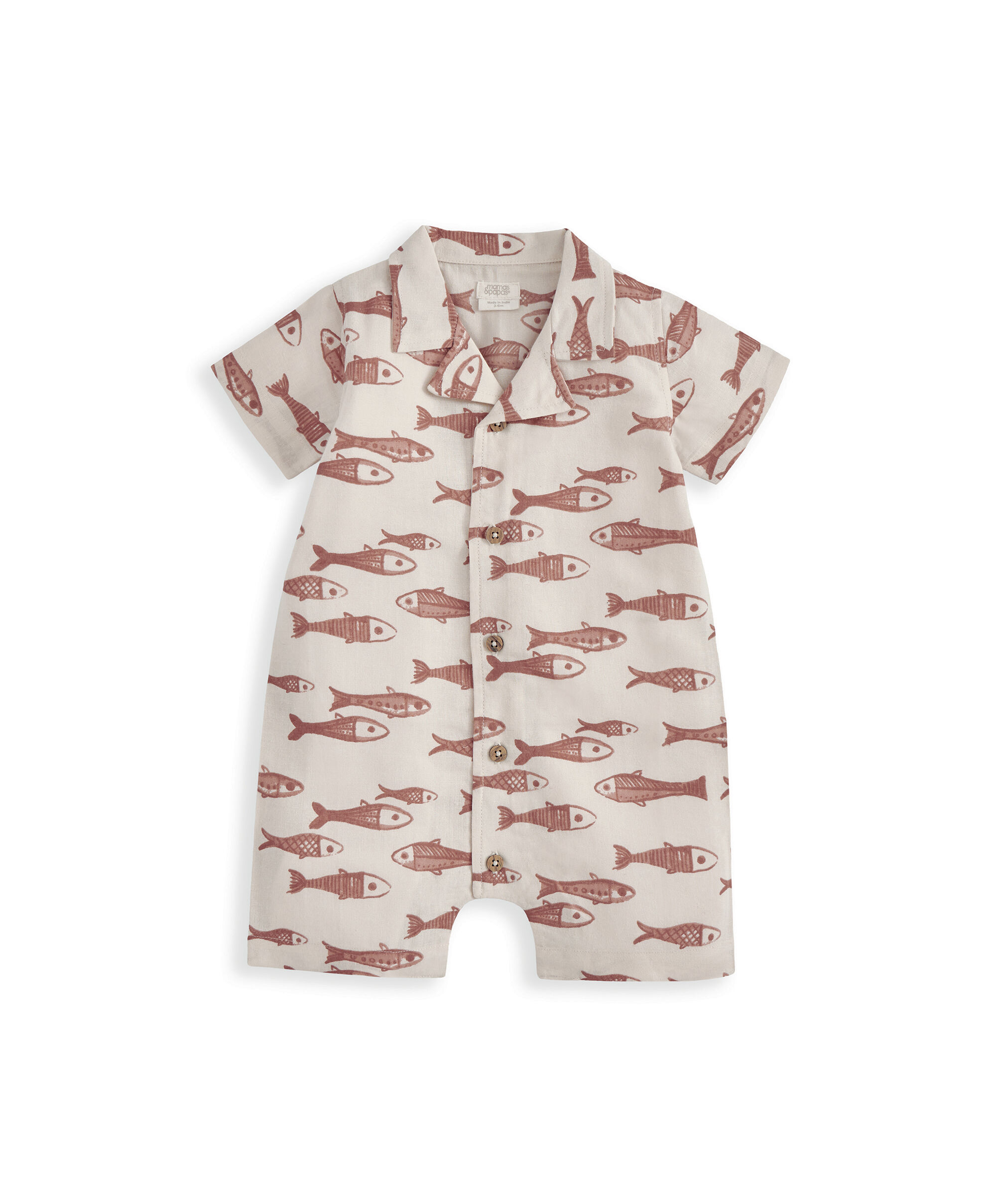 Sardine Linen Romper image number 2