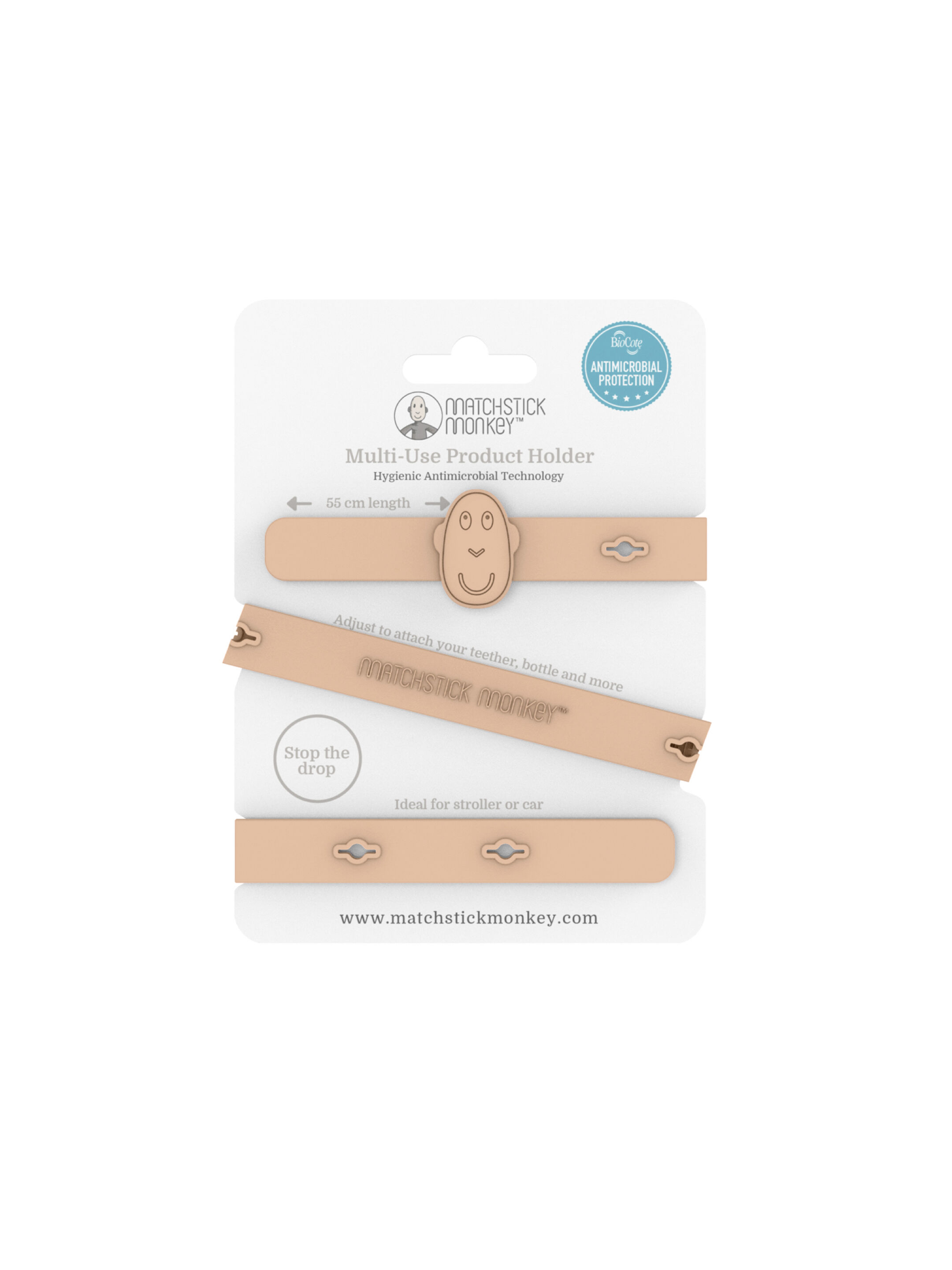 Matchstick Monkey Multi-Use Product Holder - Dusty Pink image number 1