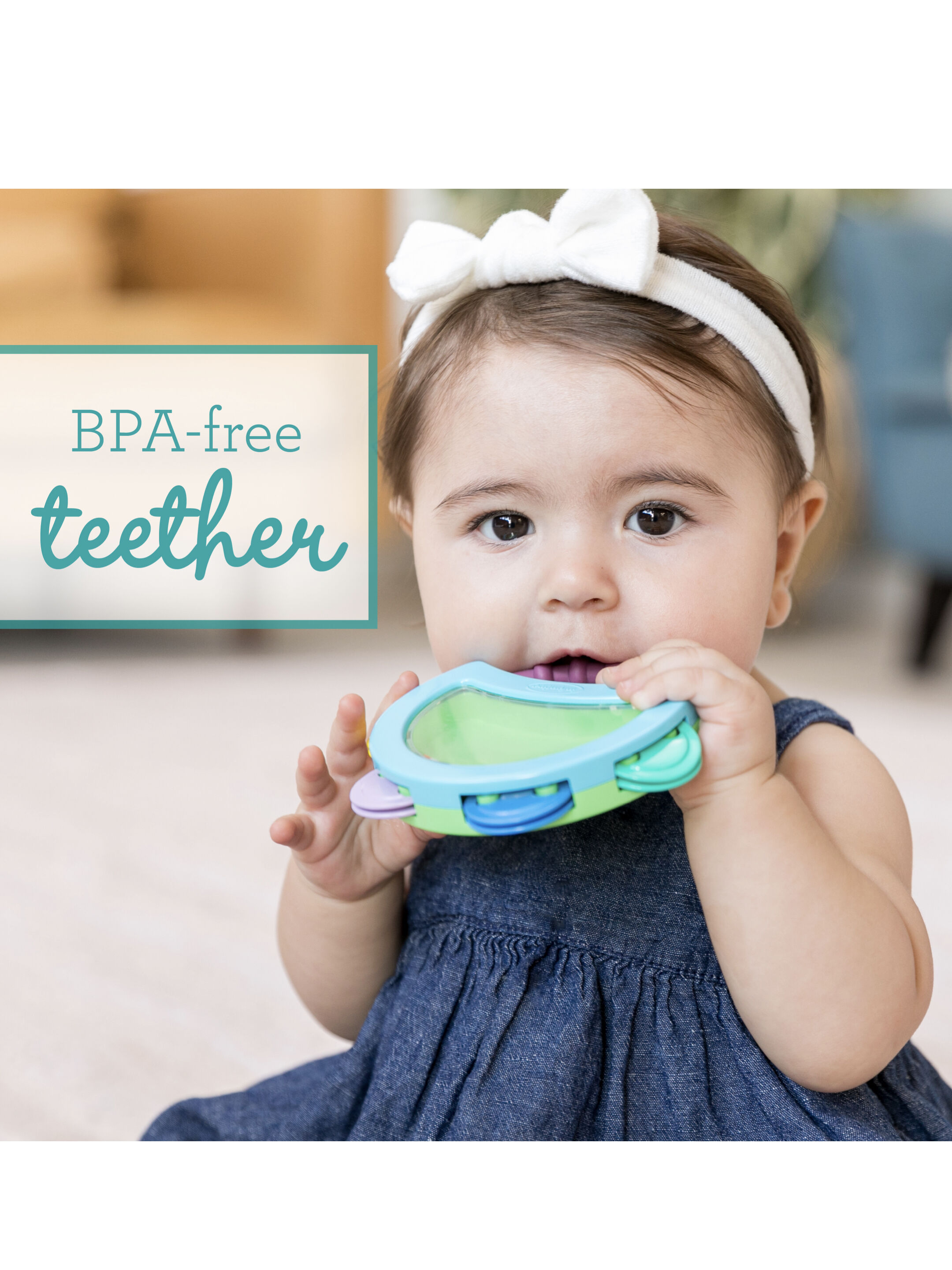 Infantino Baby's 1st Musical Tambourine image number 3