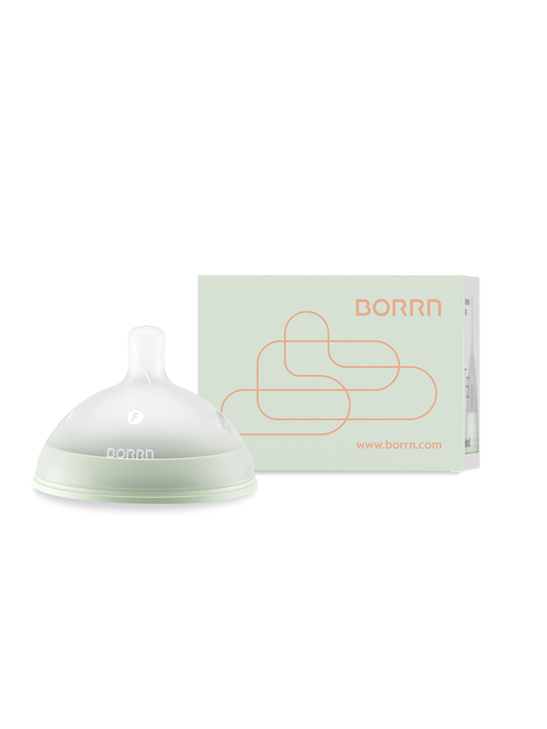 BORRN Silicone BPA Free, Non Toxic Teat | Fast Flow