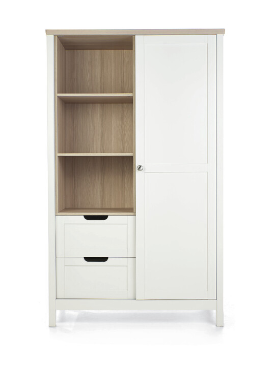 Harwell 2 Piece Cotbed Set with Wardrobe- White image number 3