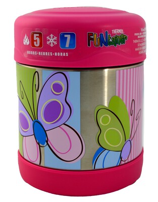 Thermosâ®- Funtainerâ® Stainless Steel Food Jar 290Ml- Butterfly