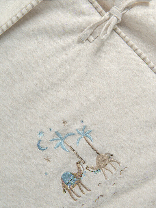 Snuggle Me Blanket Camel Blue image number 2