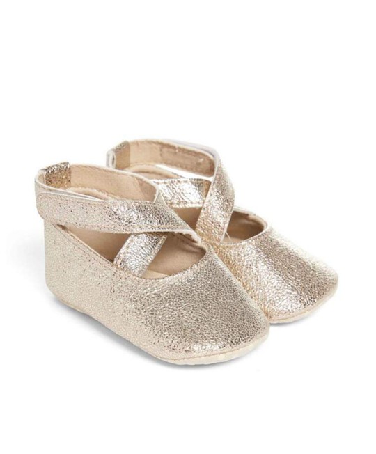 Gold Glitter Shoes image number 1