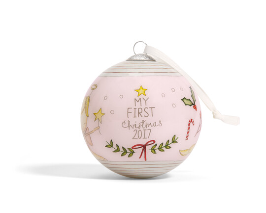 My First Christmas Bauble - Pink image number 1