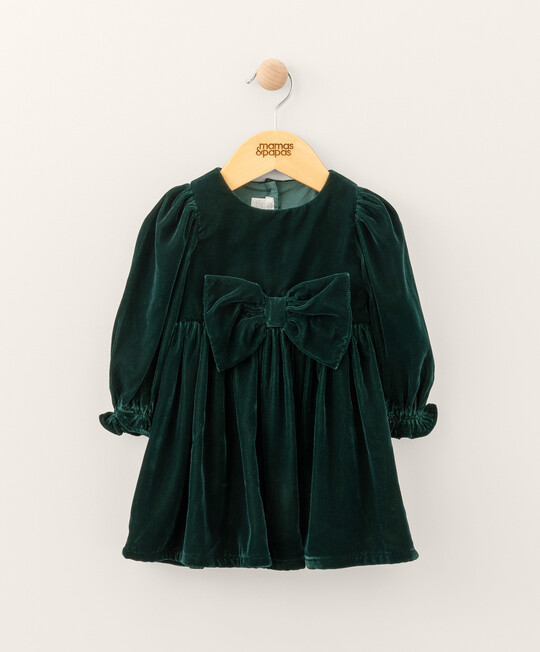 Buy Velvet Bow Dress Baby Girl Dresses Mamas Papas UAE