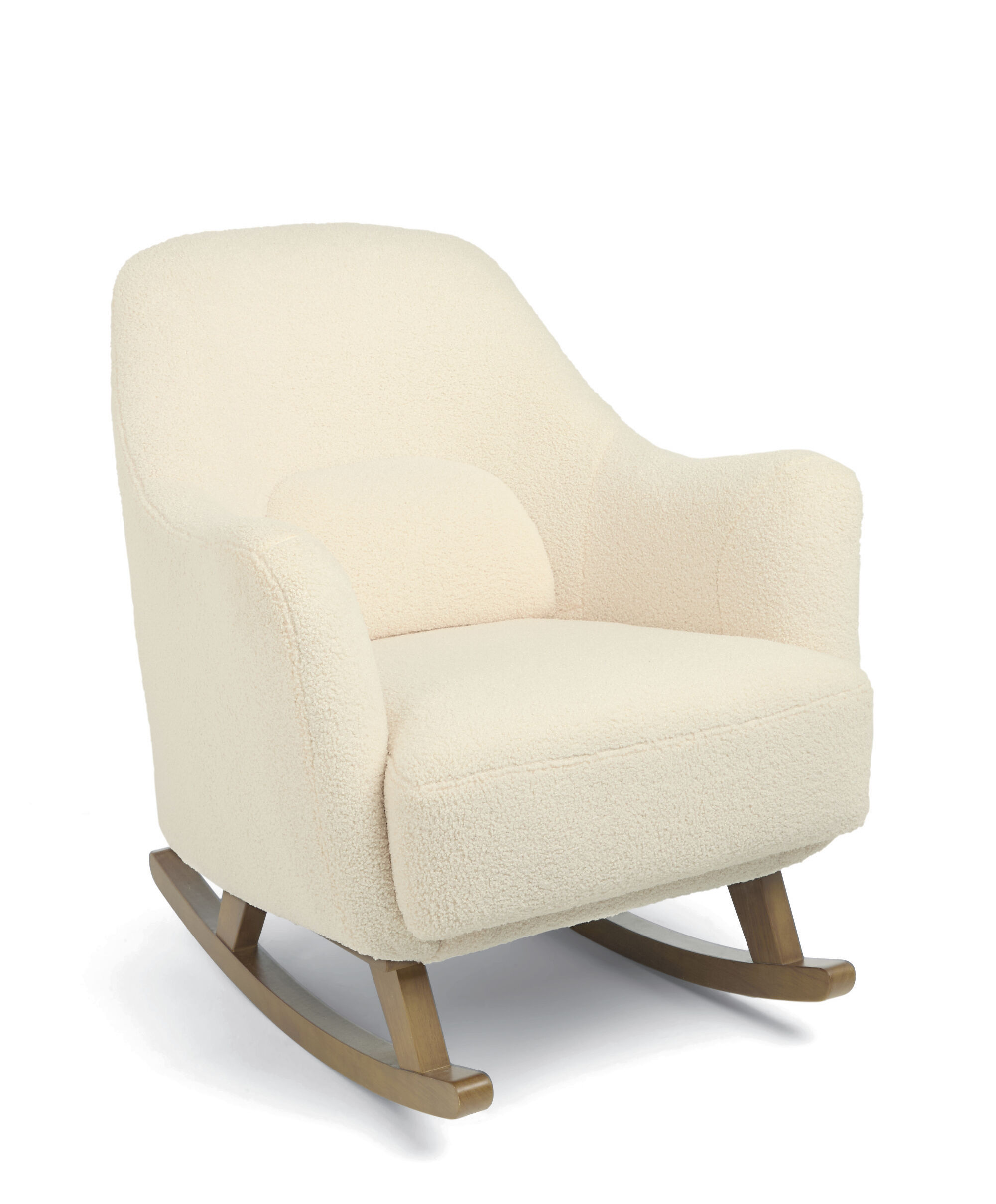 Penrose Nursing Chair & Stool - Off White Boucle image number 5