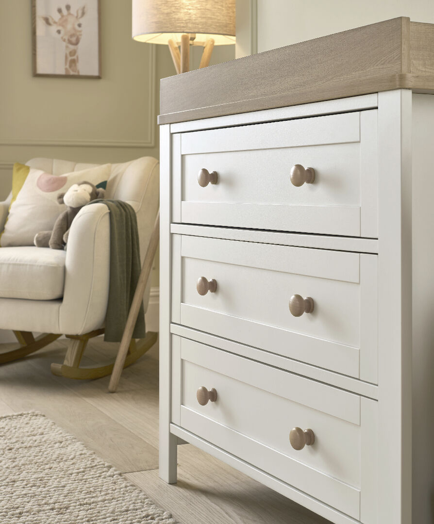 Wedmore Nursery Dresser Changer - White/Oak
