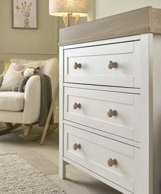 Wedmore Nursery Dresser Changer - White/Oak