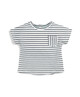 Striped T-Shirt & Fox Printed Jogger Set image number 4