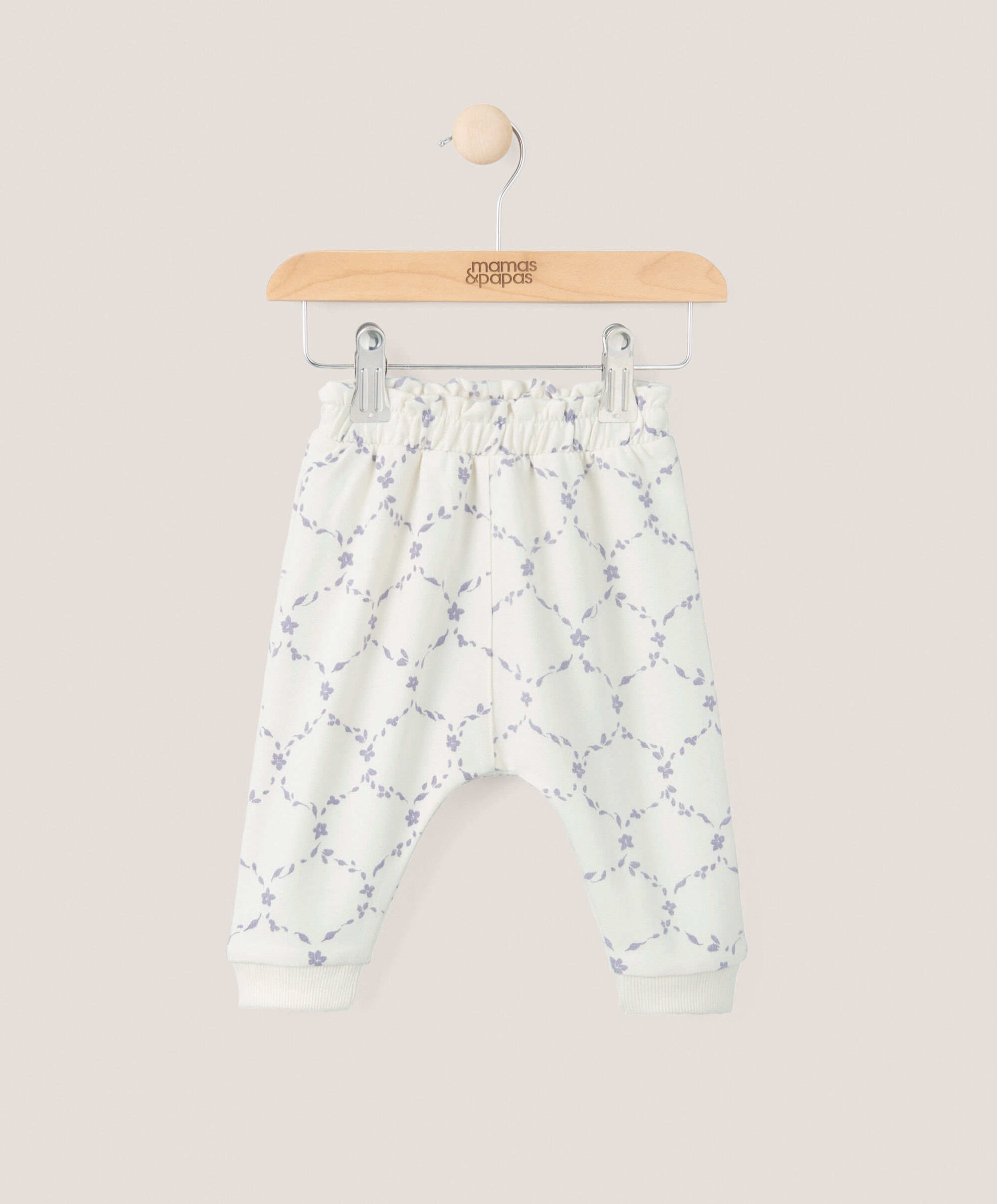 Trellis Print Joggers image number 1