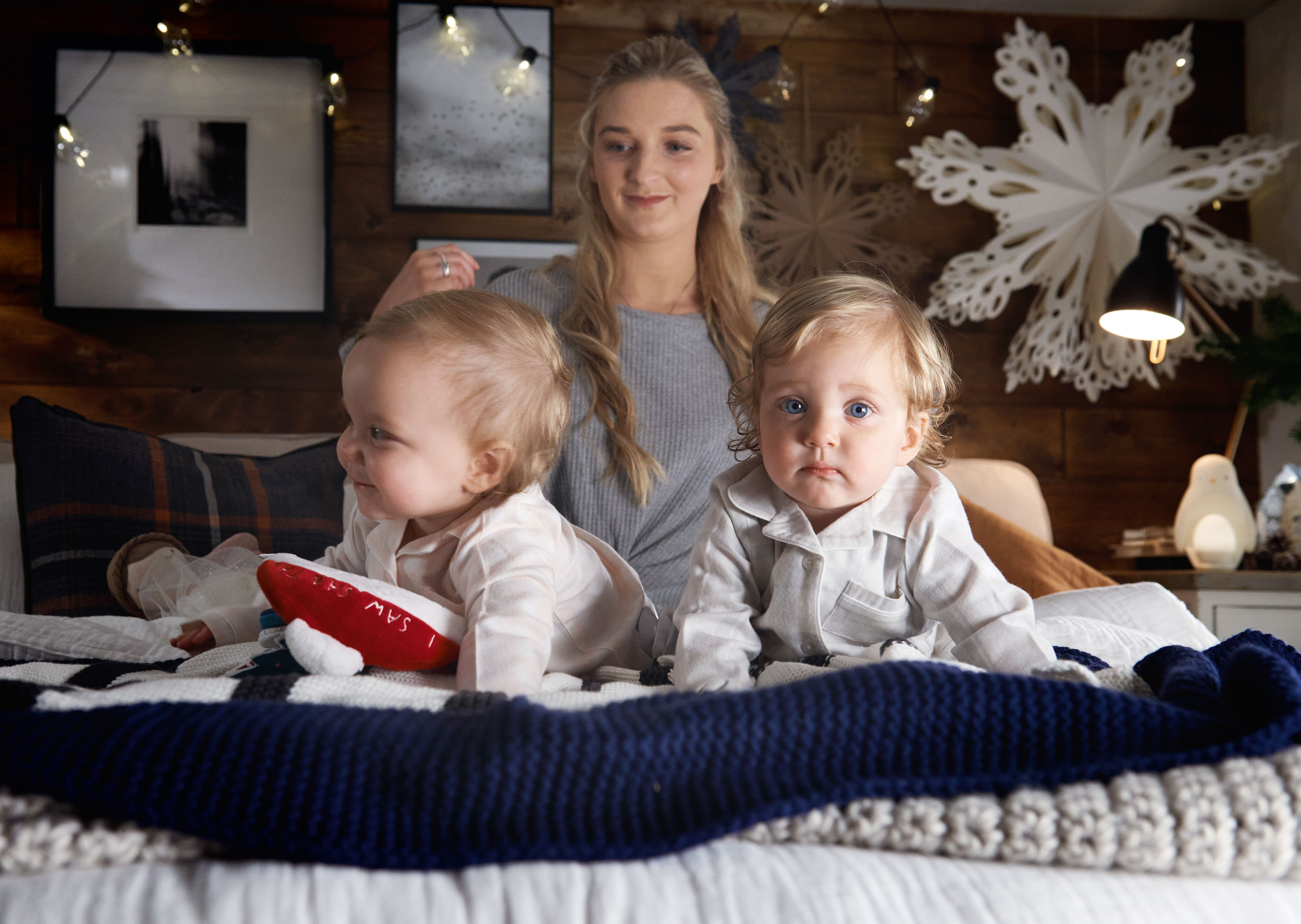 Pink Gingham Woven Pyjamas image number 10