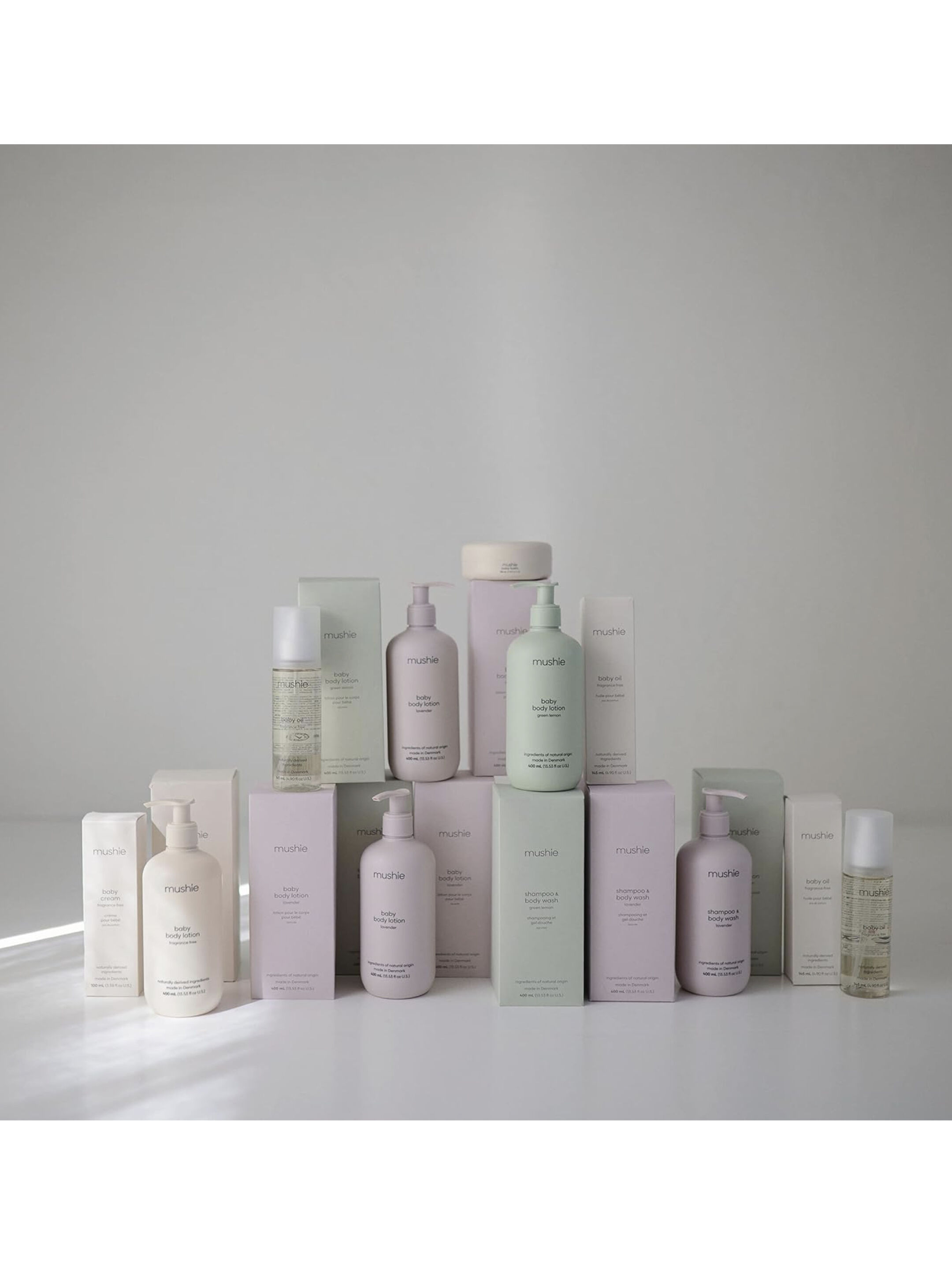 Mushie Baby Lotion Lavender (Cosmos) - 400 ml (8 pcs) image number 6