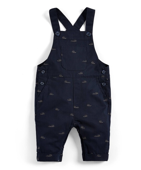 Embroidered Dungaree Set image number 3