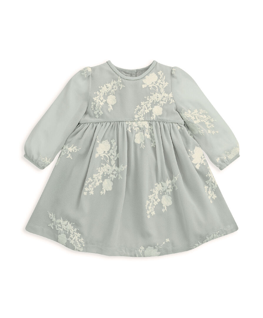 Long Sleeve Embroidered Dress image number 2