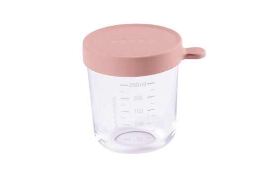 Buy Beaba Conservation Jar Glass 250ml Old Pink Bottle Feeding