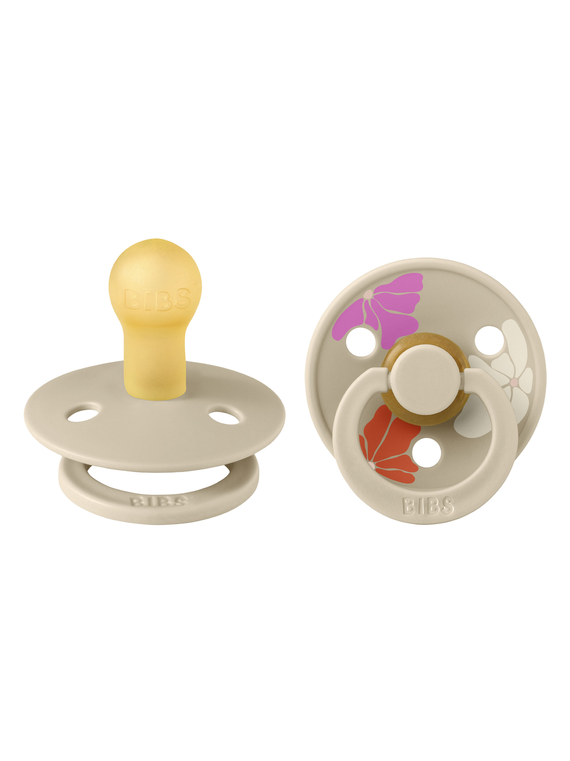 Bibs 2 Pack Colour Morning Bloom Latex S1 - Vanilla Mix (0+ months) image number 2