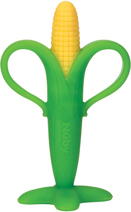 Nuby Silicone Corn Teether image number 1