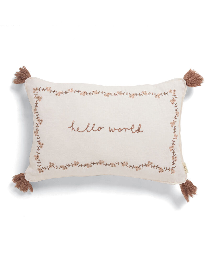 Welcome to the World Cushion - Wildflower image number 1