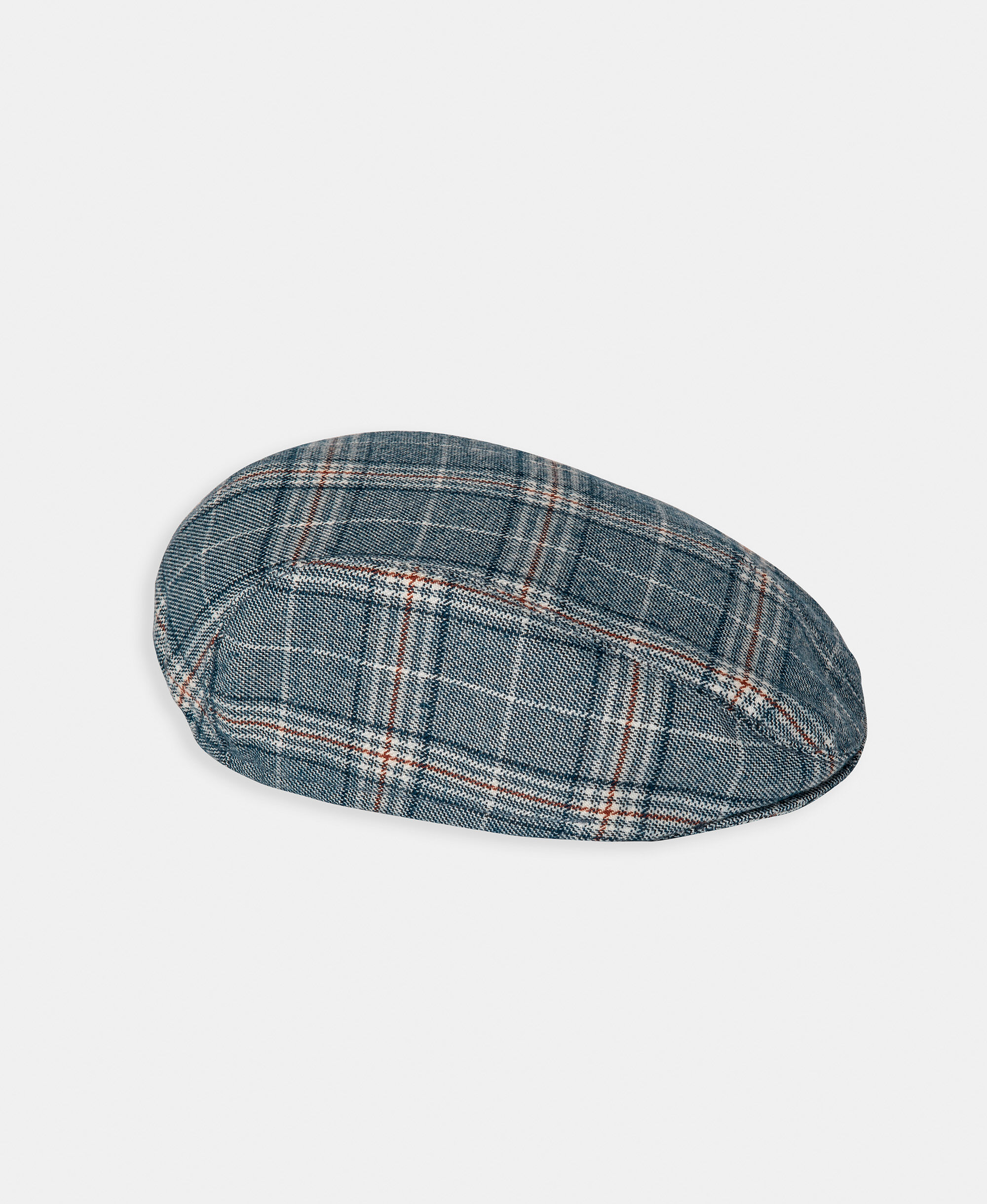 Buy Blue Check Flat Cap for AED 20.00 