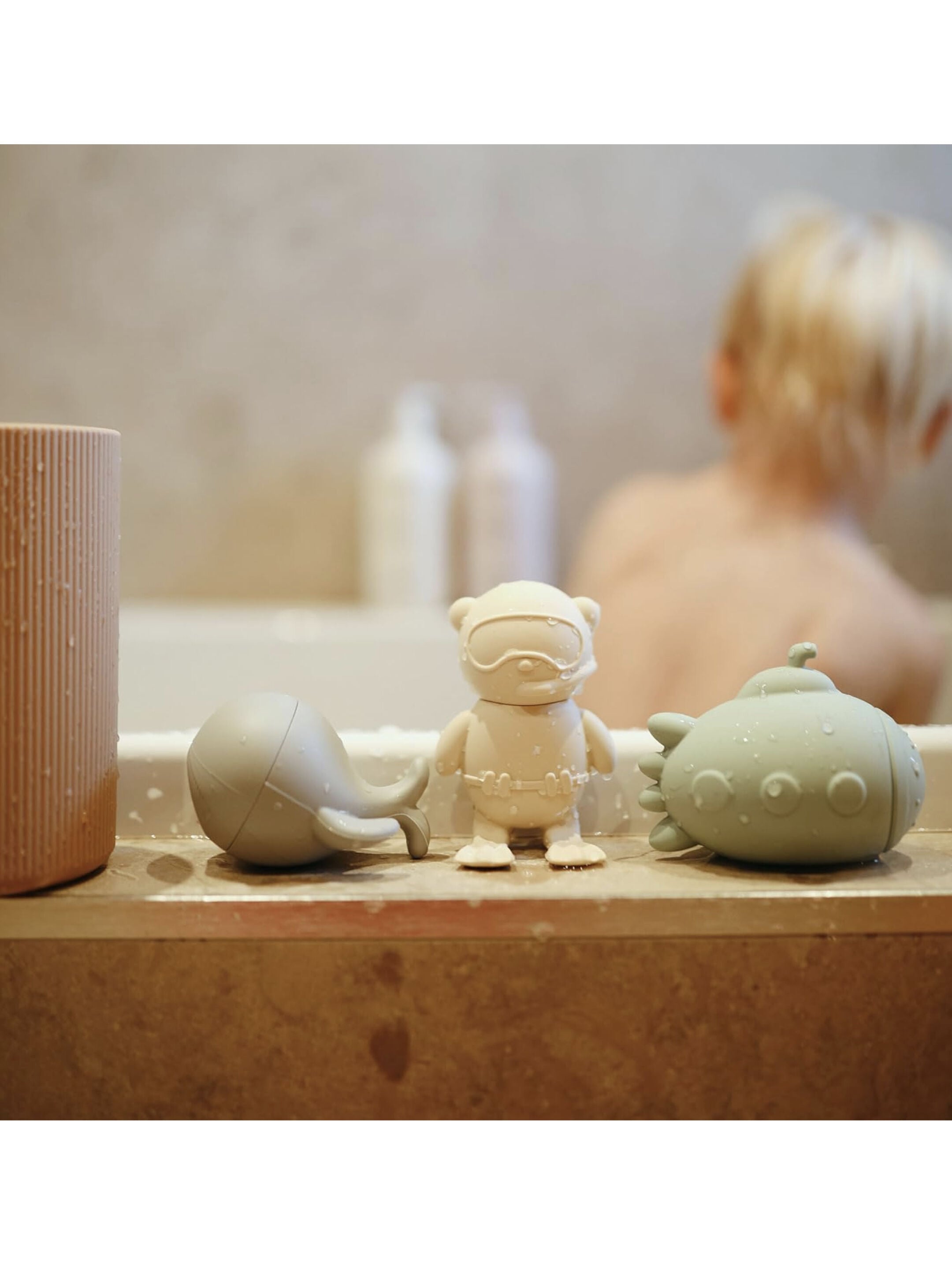 Mushie Sealife Bath Play Set - 4 Pack&nbsp; image number 4