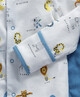 Animal Alphabet Jersey Cotton Sleepsuits 3 Pack image number 2