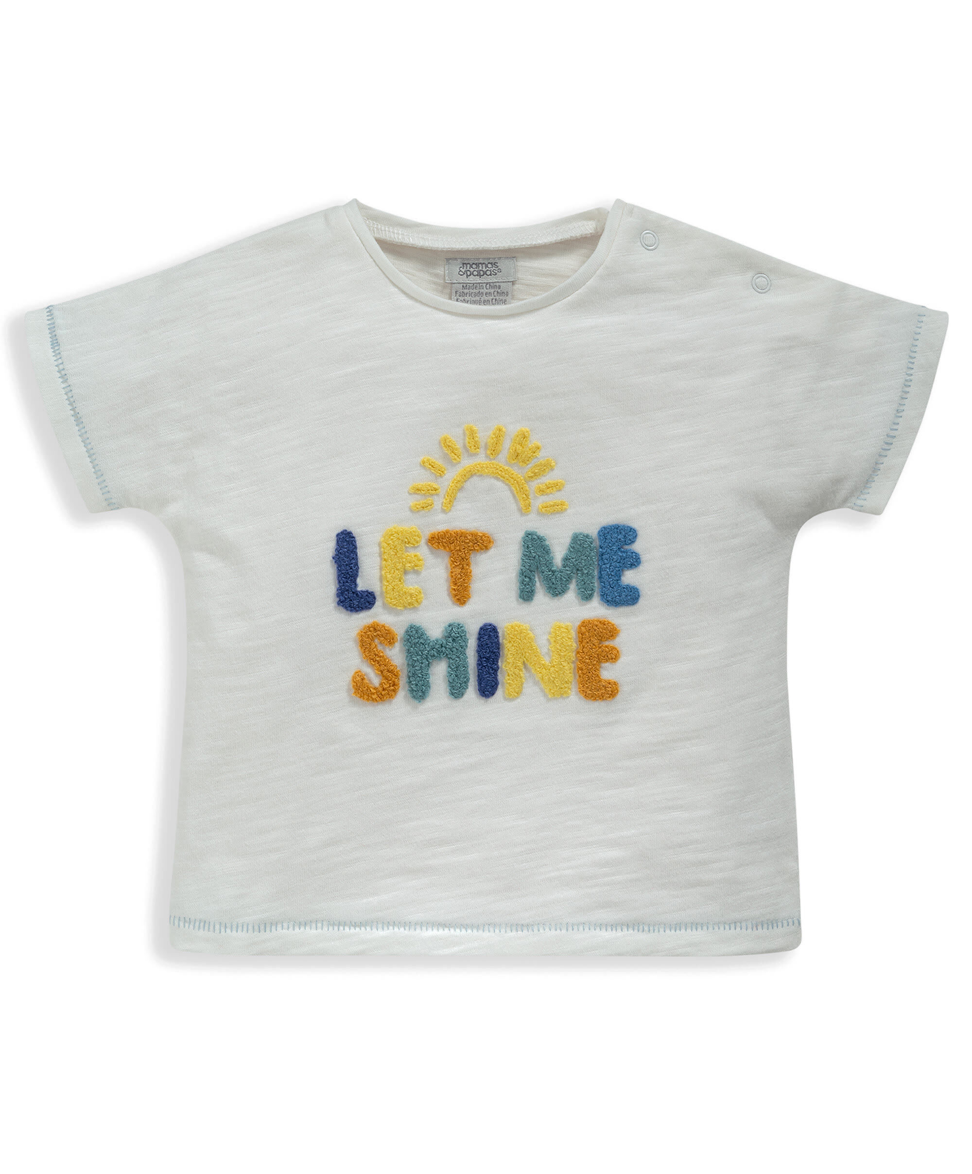 Textured Slogan T-Shirt image number 1