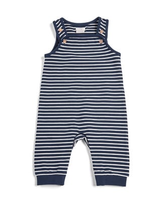 Striped Sweat Dungarees
