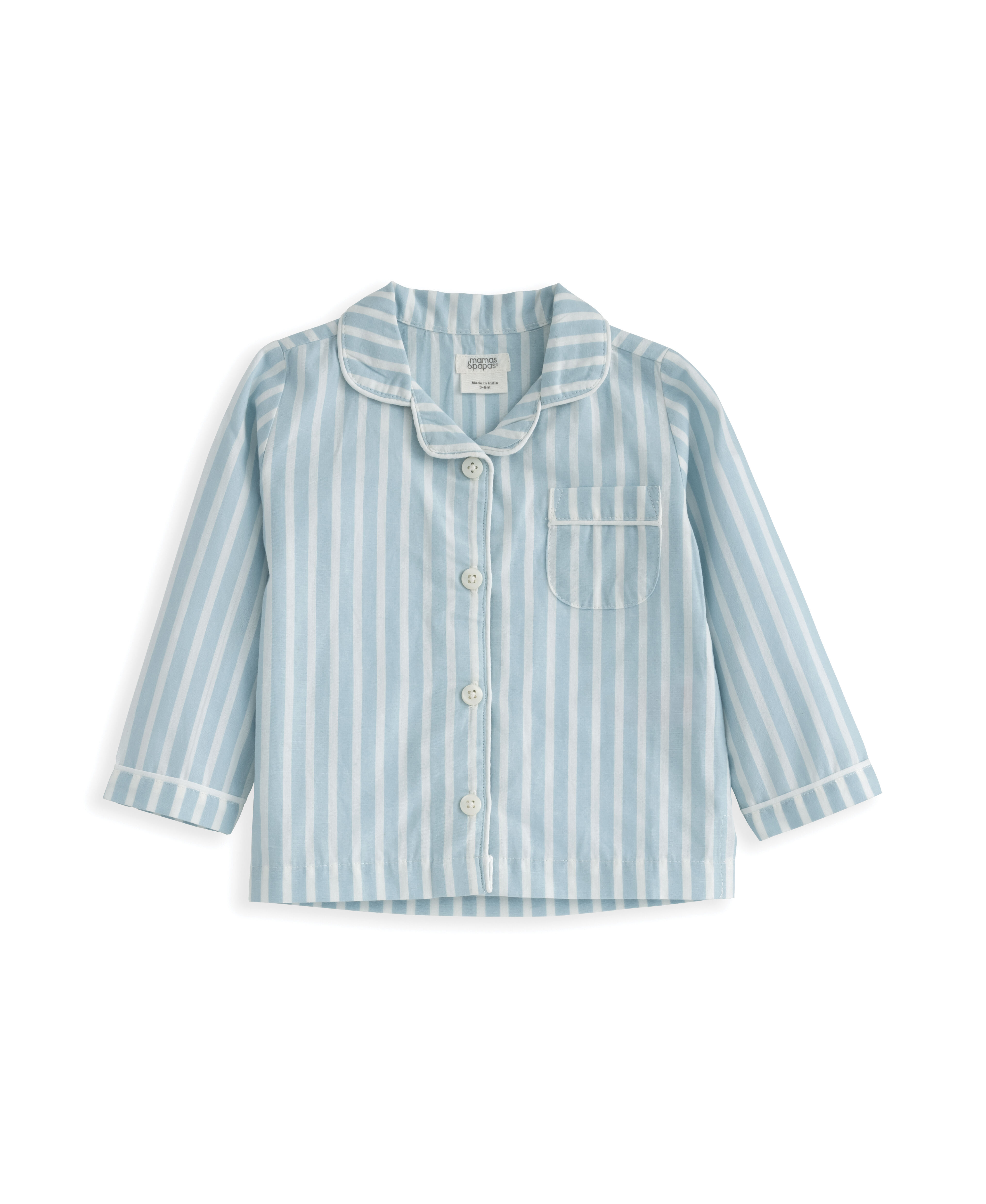 Striped Woven Pyjamas  image number 3