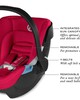 Airo 6 Piece Grey Essentials Bundle with Grey Aton Car Seat - Mint  image number 17