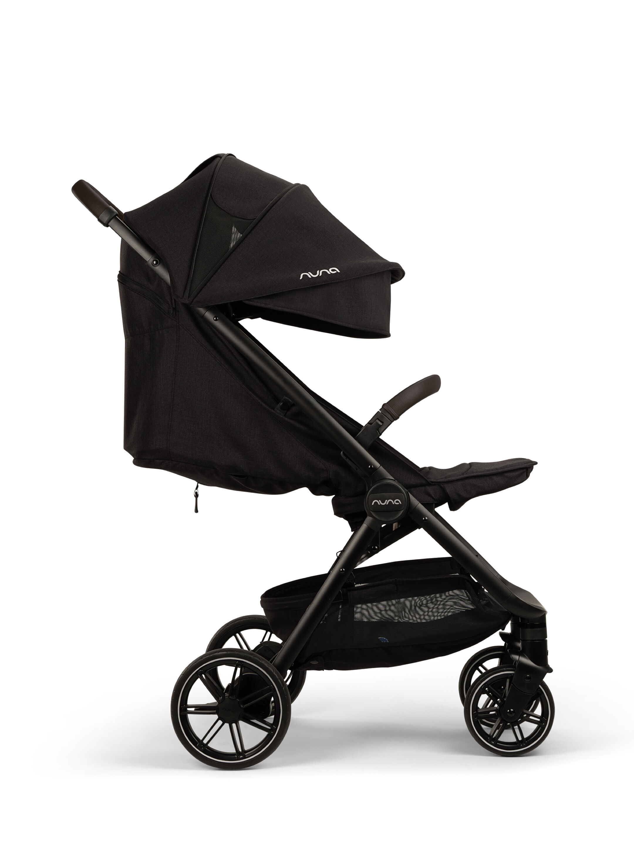 Nuna Trvl Lx Compact Stroller - Caviar image number 3