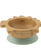 Citron Organic Bamboo Bowl 250ml Suction + Spoon Dino Green image number 2