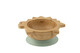 Citron Organic Bamboo Bowl 250ml Suction + Spoon Dino Green image number 2