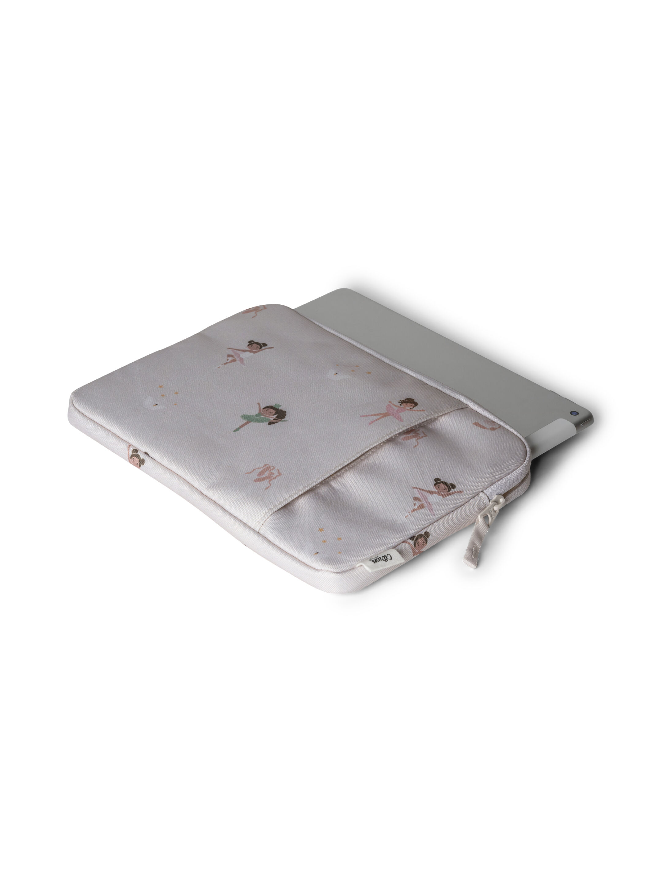 Citron Protective Ipad Sleeve with Zipper Ballerina image number 5