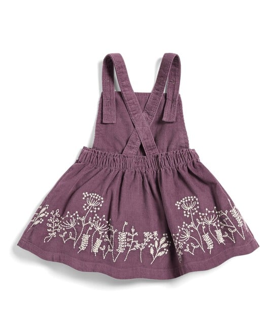 Embroidered Pinafore Dress image number 2