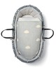 Dream Upon A Cloud Moses Basket - Grey/White image number 1
