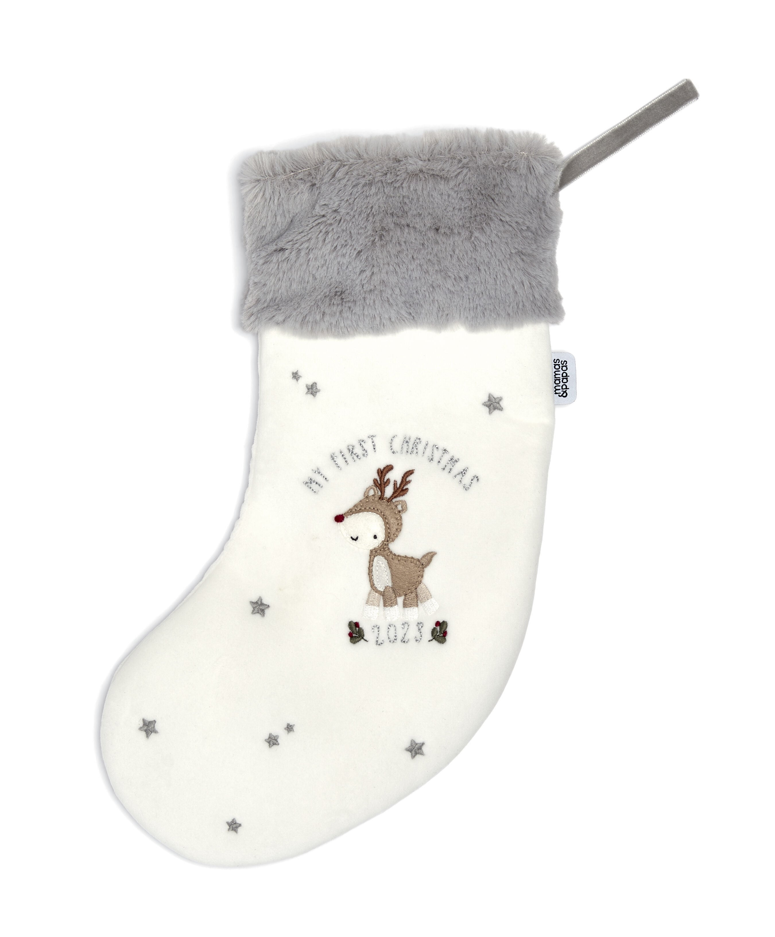 Babys 1st Christmas Stocking - White image number 2