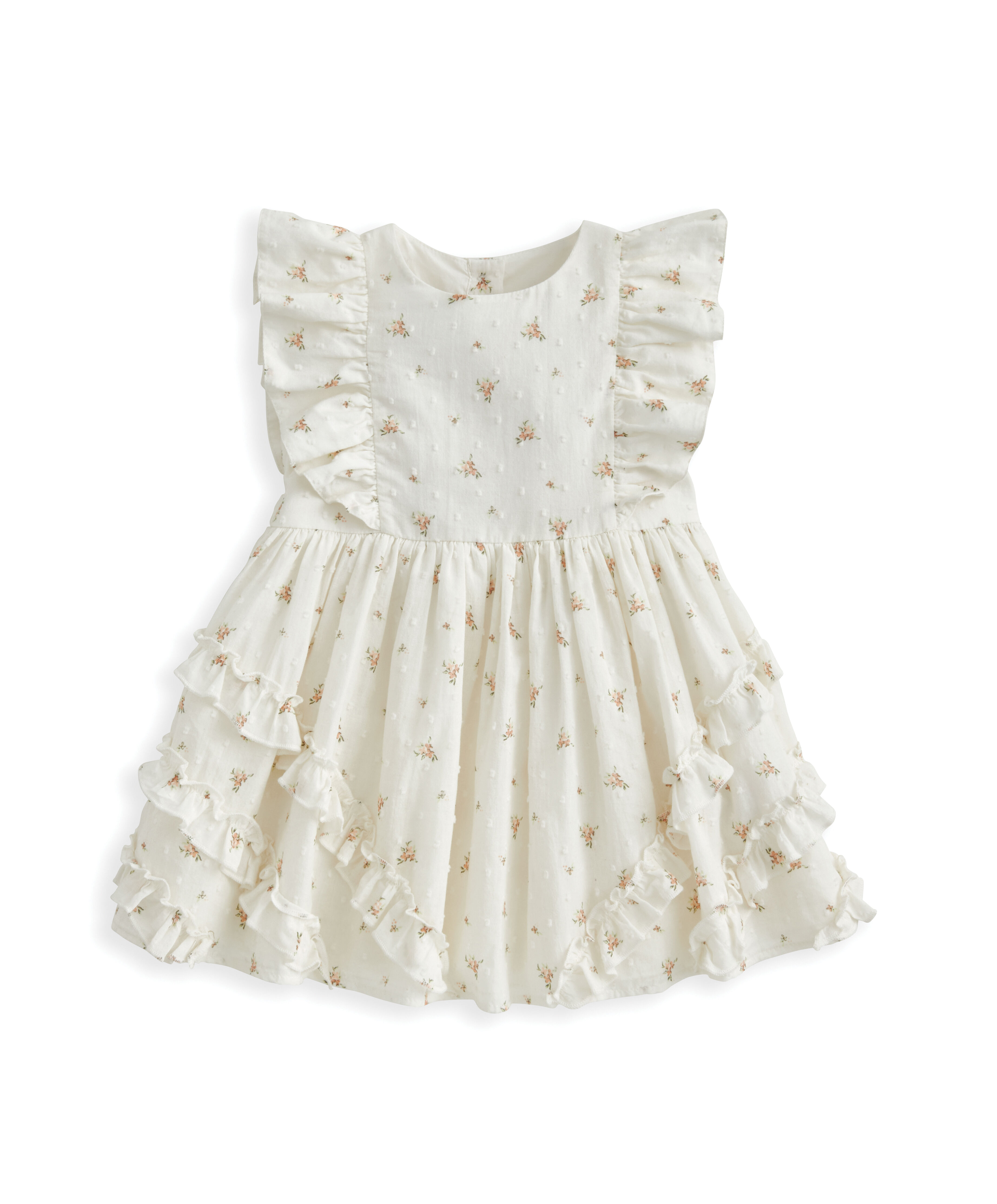 Posy Print Ruffle Hem Dress image number 2