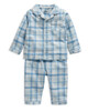 Blue Gingham Check Woven Pyjamas image number 1