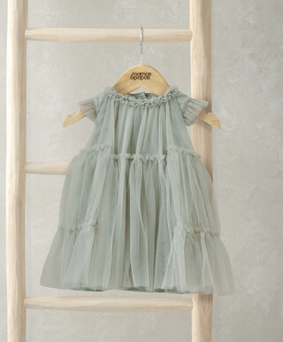 Mamas & Papas Gold Mesh Dress