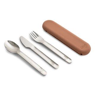 Citron Cutlery Set with Silicon Case