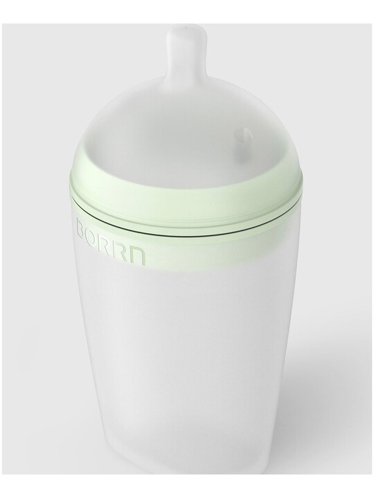 BORRN Silicone BPA Free, Non Toxic Feeding Bottle | 240ml image number 4