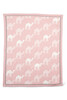 Knitted Blanket (70x90cm) - Pink Camel image number 2