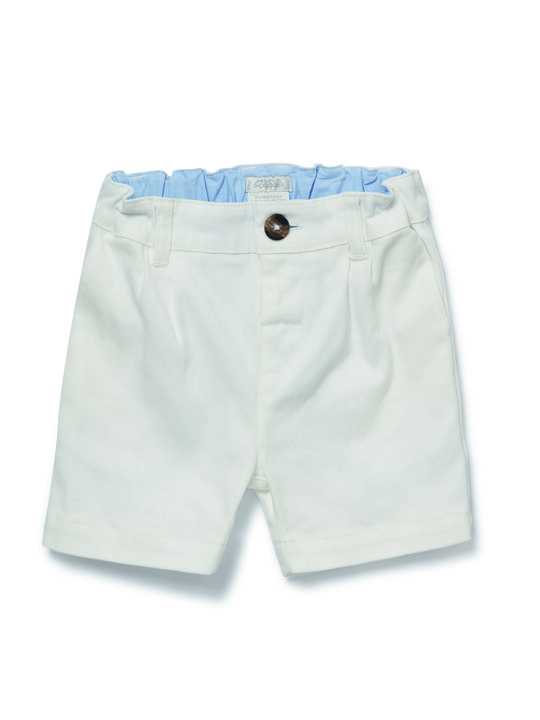 White Chino Shorts image number 4