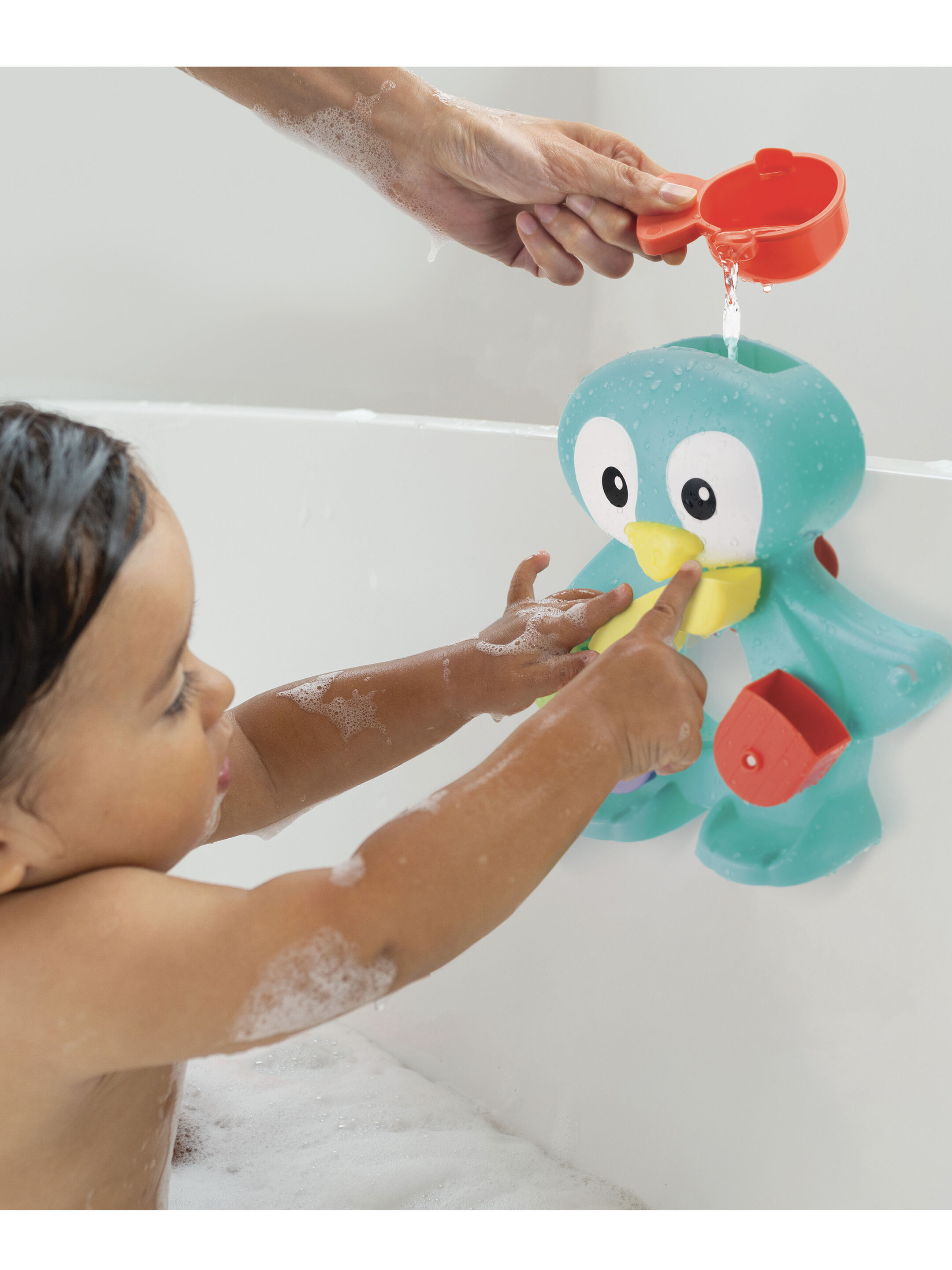 Infantino Tub-a-Penguin Bath Time set