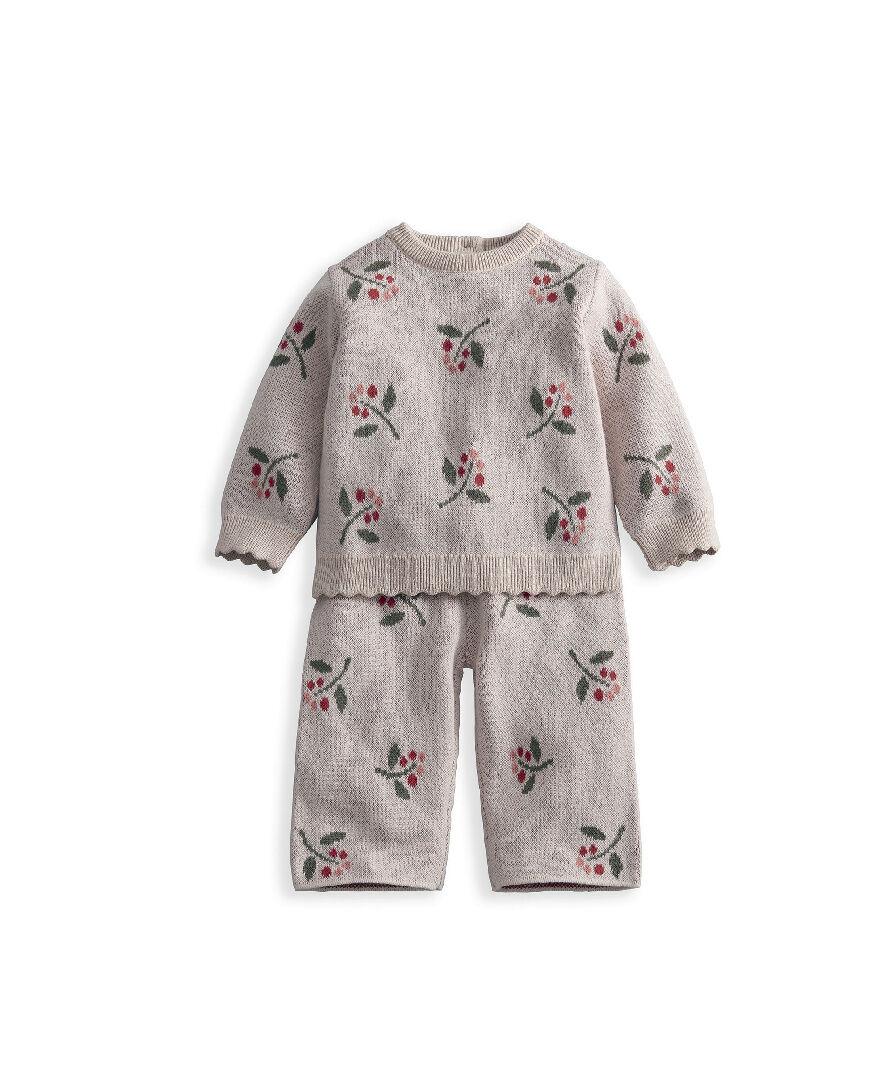 2Pc Berry Knit Set image number 2