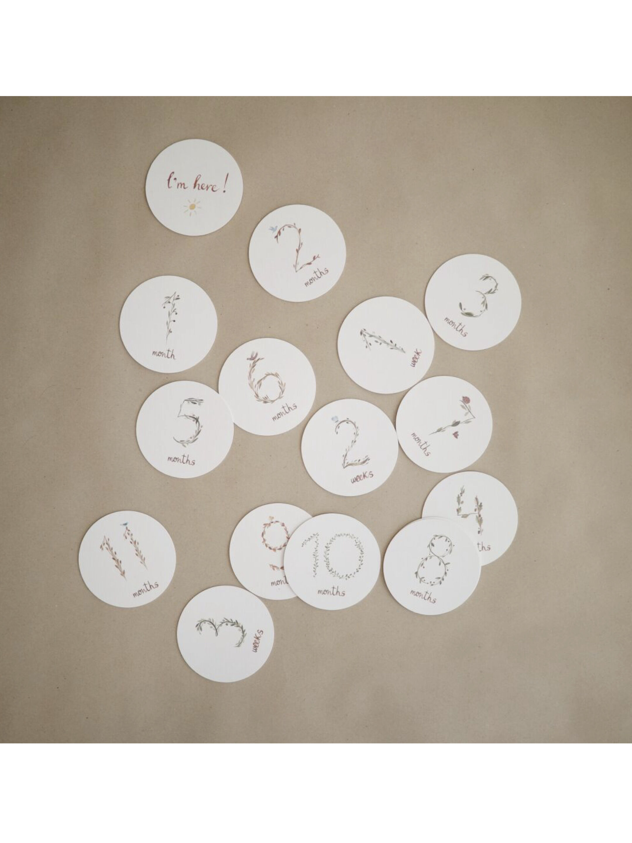 Mushie Milestone Cards image number 4