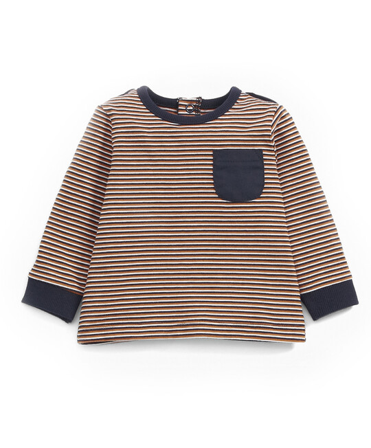 Long Sleeved Striped T-Shirt image number 1