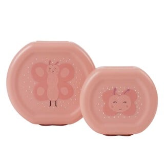 Trixie Snack Box With Clip - Set of 2 - Mrs. Butterfly
