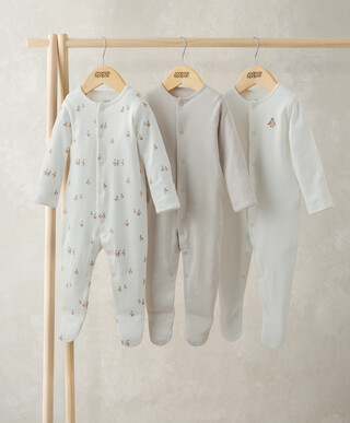 Penguin Sleepsuits (Pack of 3)